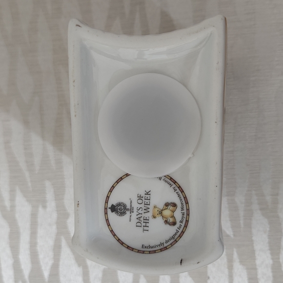 Days Of The Week, First Edition, Christening Bank, Teddy 🧸 Bear, Vintage - Picture 4 of 9